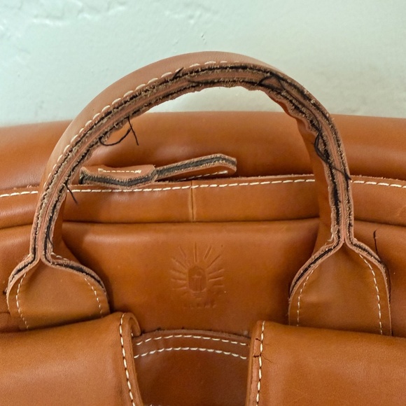 Atlas Supply Co Leather Backpack - Picture 3 of 6